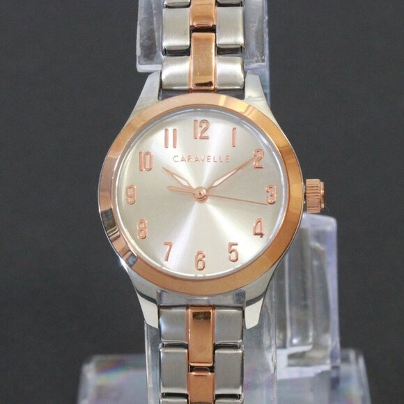 Caravelle Woman\'s Traditional Watch By Bulova Two Tone Stainless 24mm main image 7